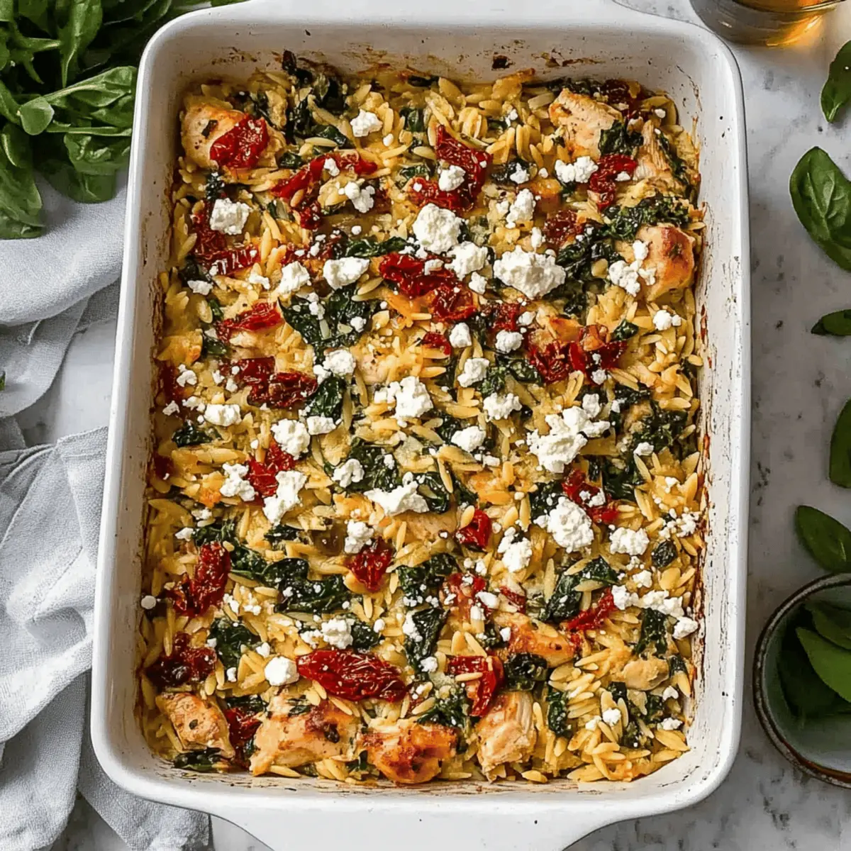 Greek Chicken Casserole – Comforting One-Pan Family Meal