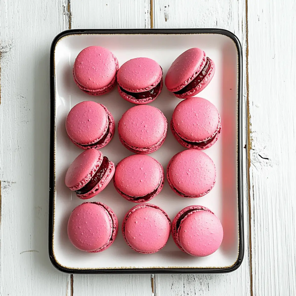 Raspberry and Dark Chocolate Macarons for a Sweet Indulgence