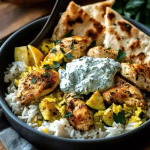 Chicken Tzatziki Rice Bake