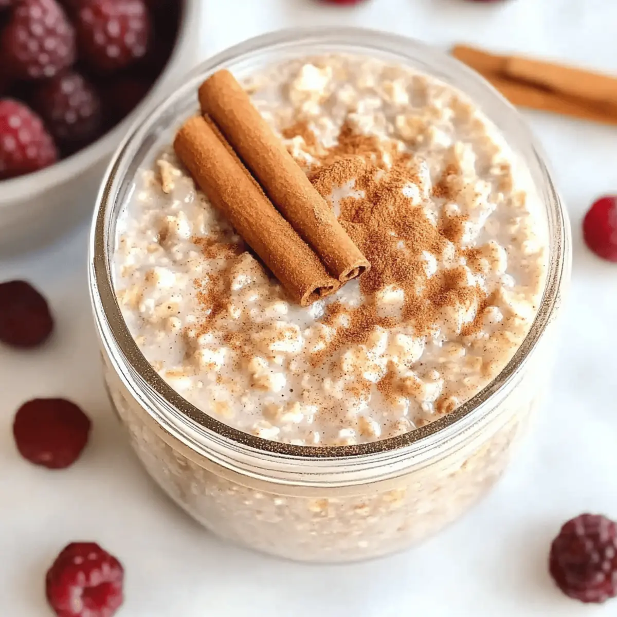 Cinnamon Roll Overnight Oats for a Cozy, Guilt-Free Breakfast