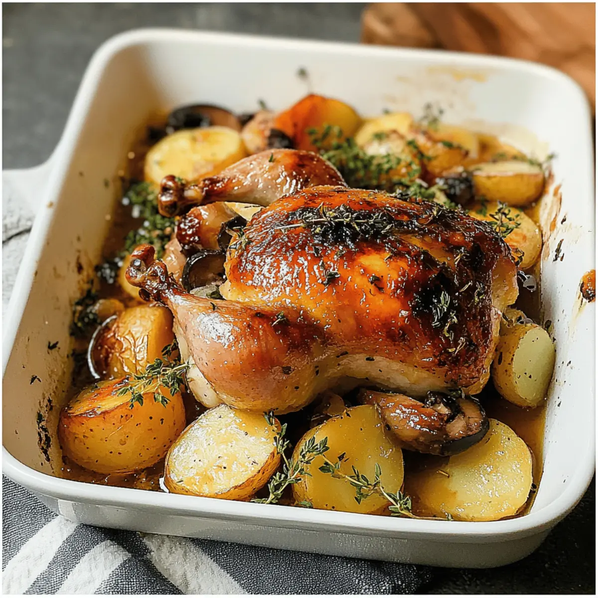 Cider Maple Oven Roasted Cornish Hen for a Cozy Fall Feast
