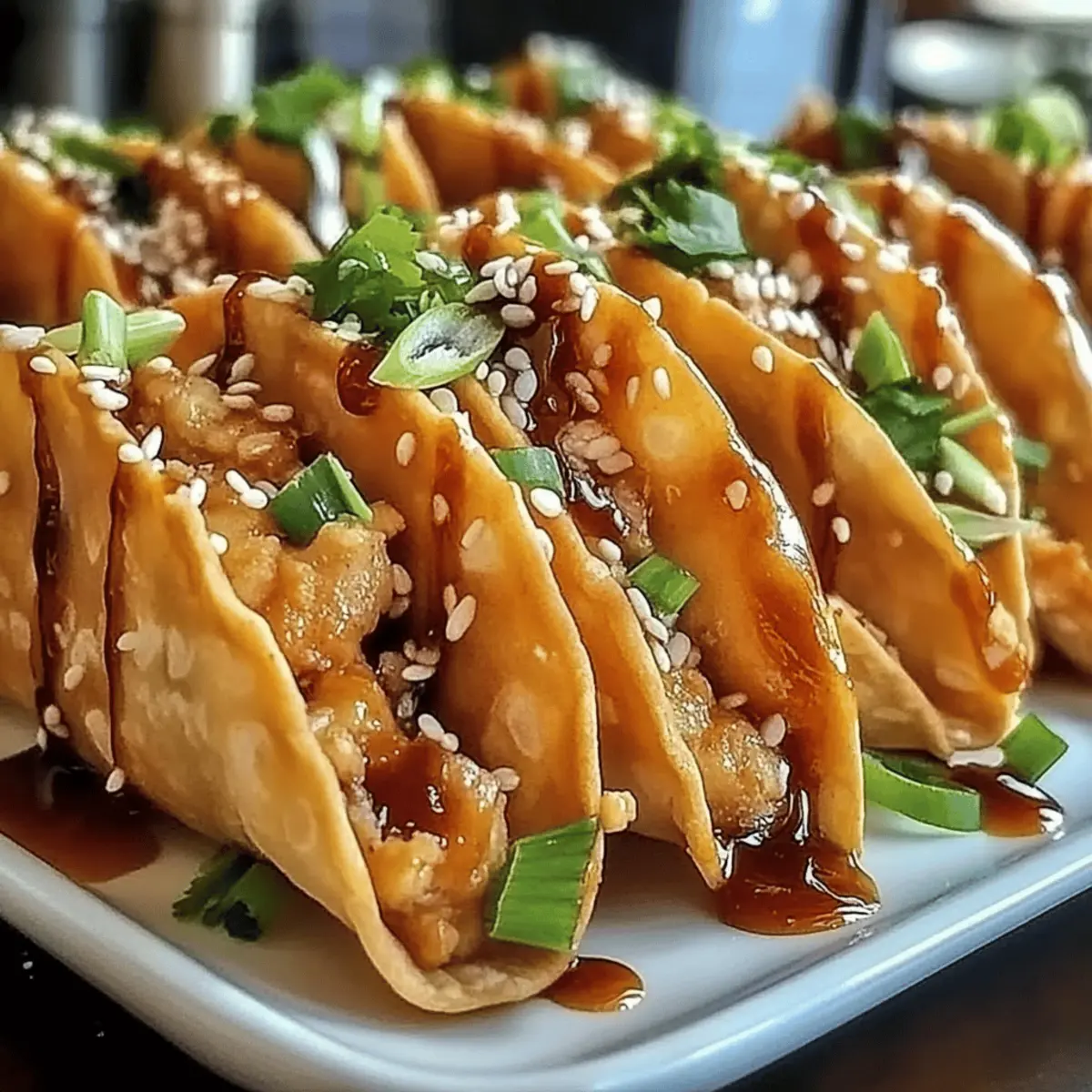 Crispy Applebee’s Chicken Wonton Tacos Made at Home