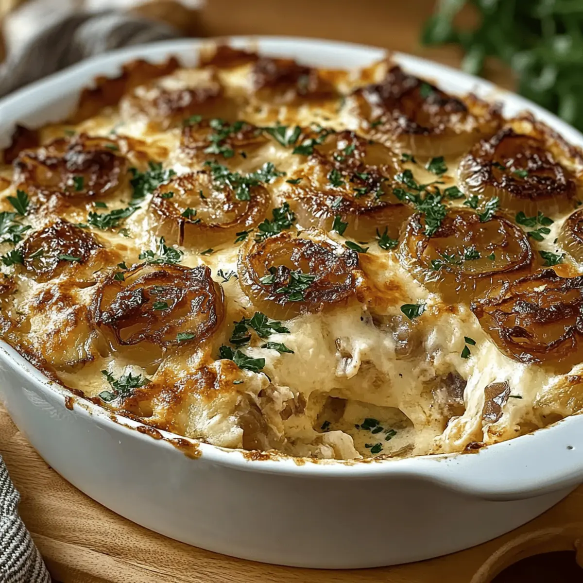 Creamy French Onion Casserole for Cozy Family Nights