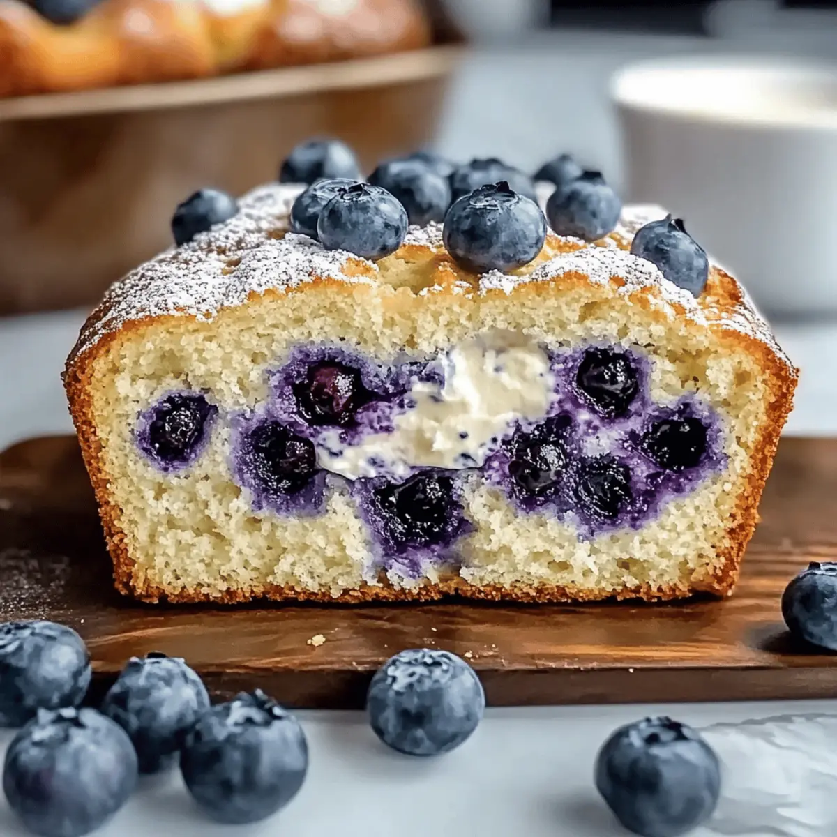 Irresistibly Moist Blueberry Cream Cheese Bread Recipe