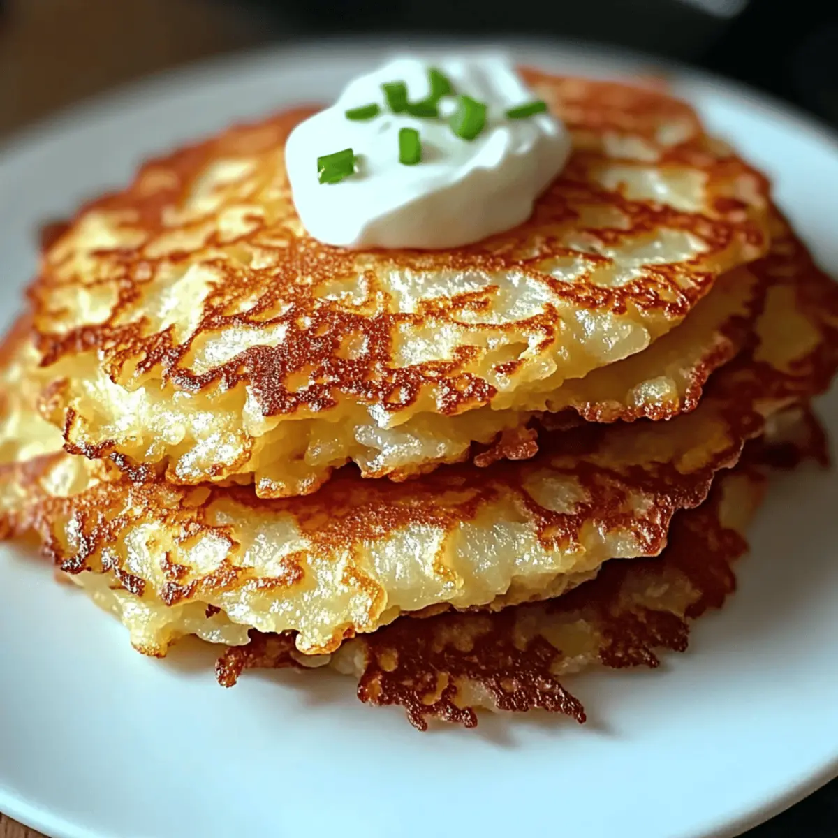 Savor Crispy German Potato Pancakes for a Comforting Treat