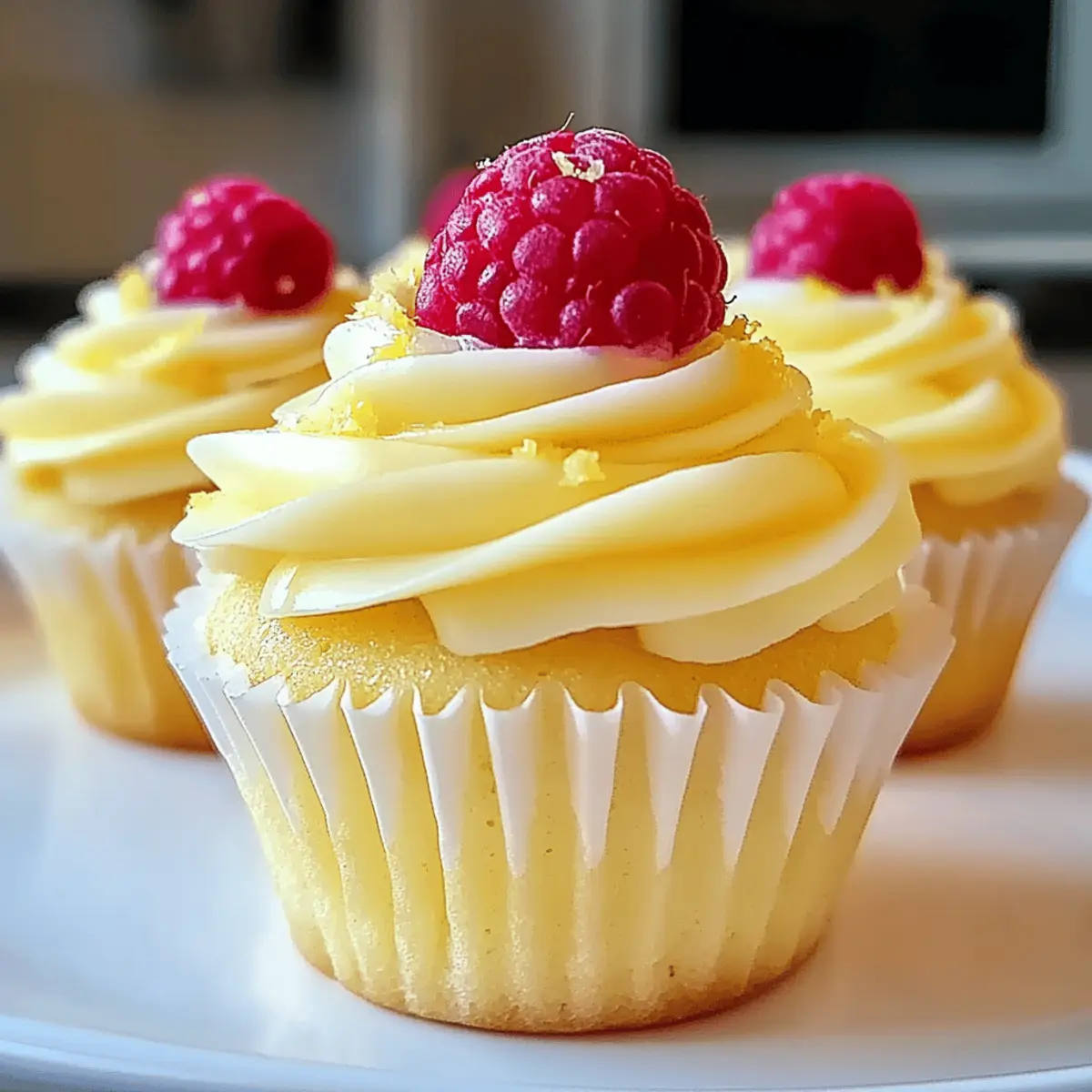 Raspberry Lemon Heaven Cupcakes for a Joyful Sweet Treat