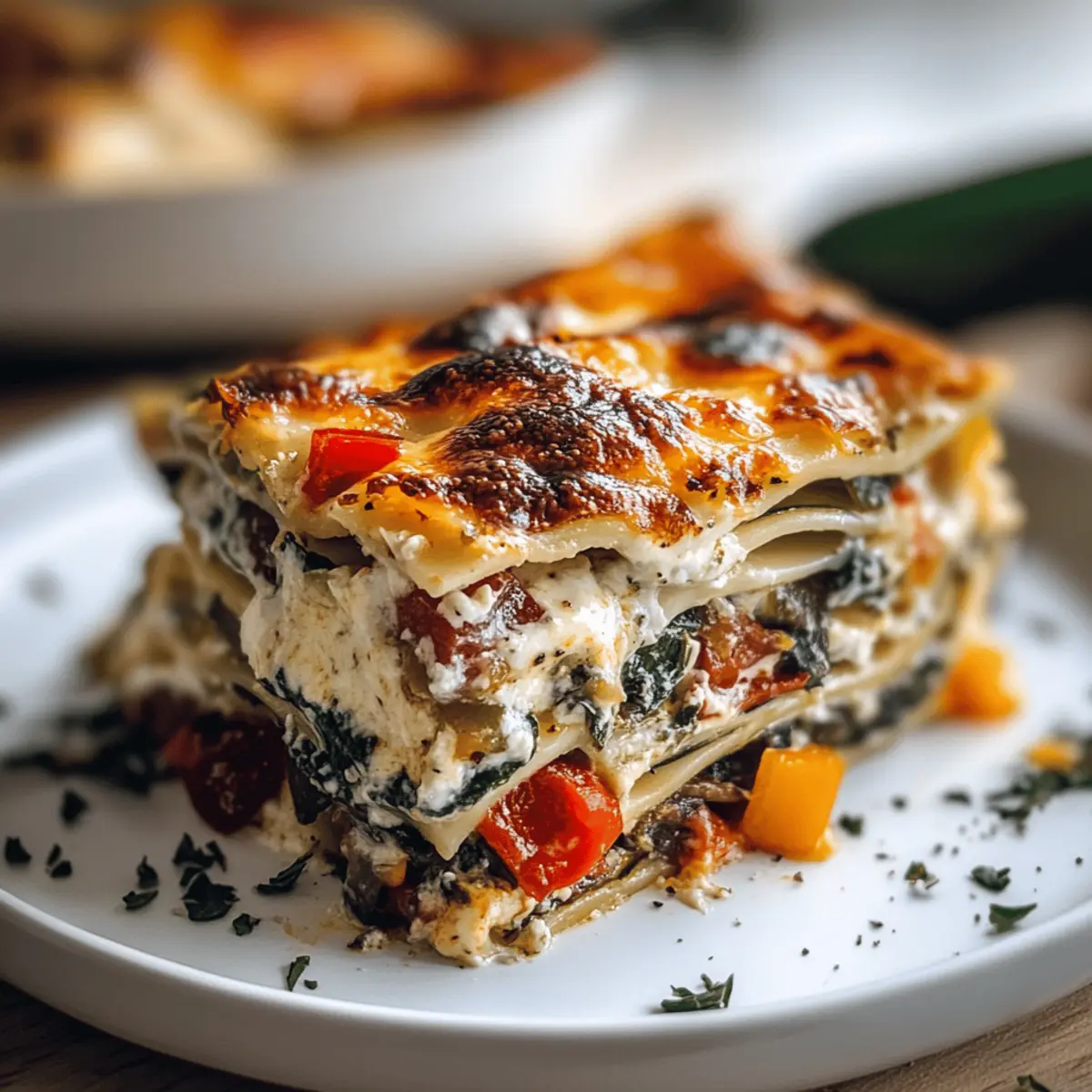 Loaded Veggie White Lasagna: Creamy Comfort in Every Bite