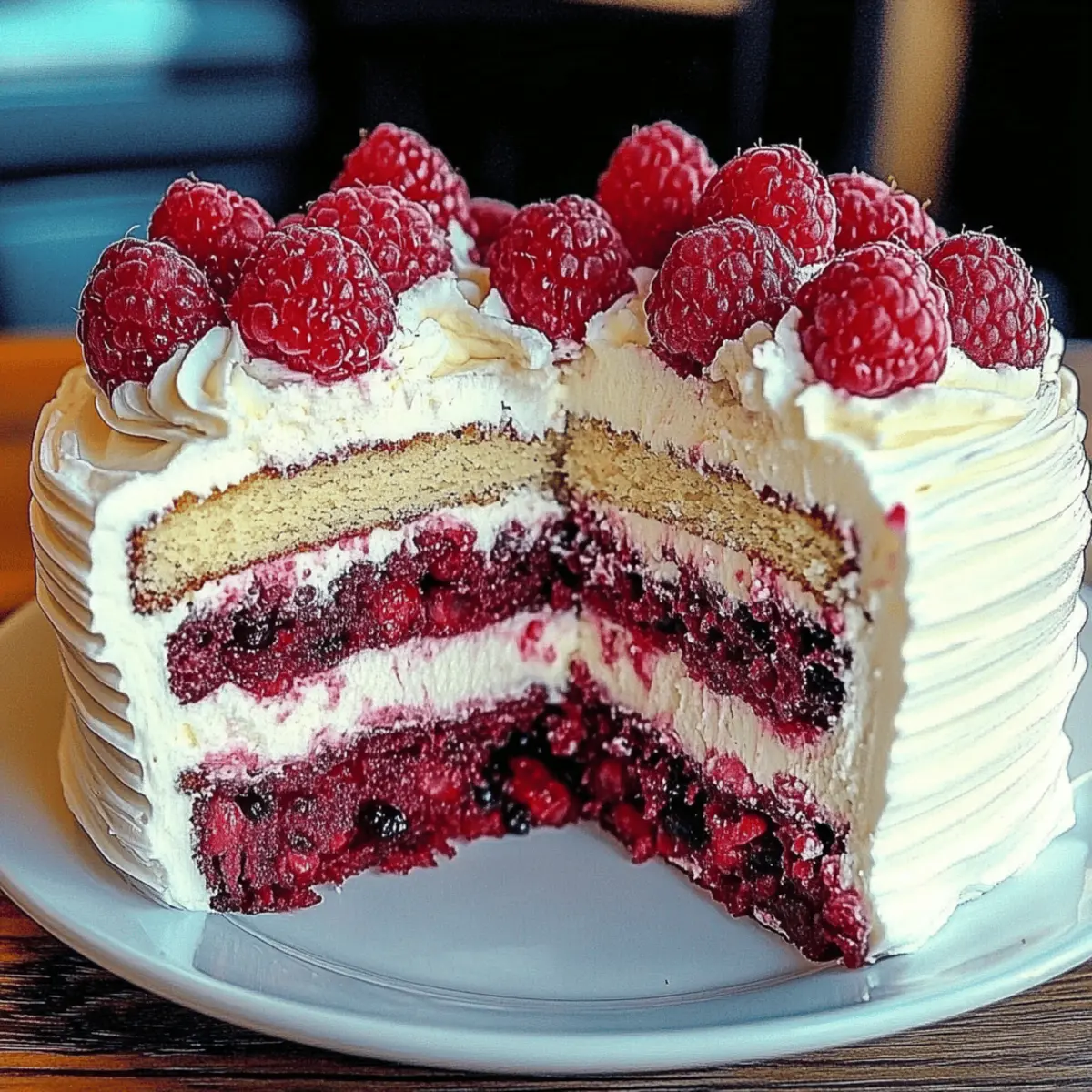 White Chocolate Raspberry Dream Cake for Effortless Indulgence