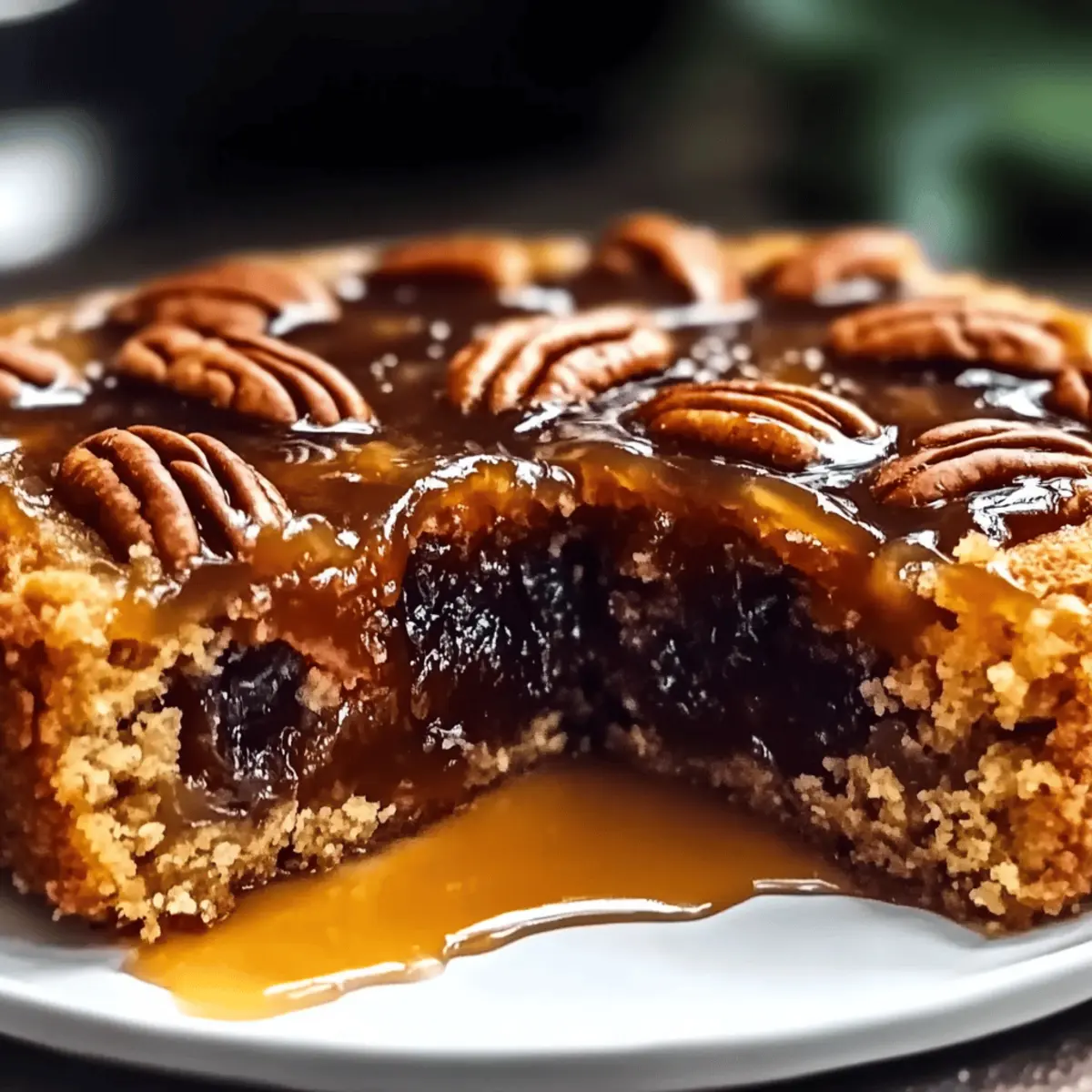Irresistibly Gooey Pecan Upside Down Cake You'll Love