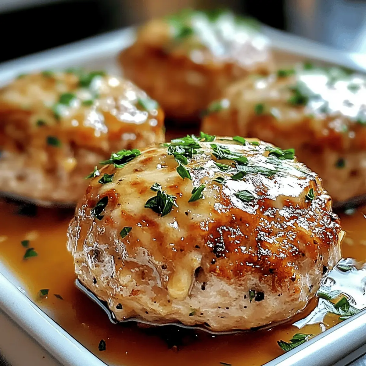 Savory Garlic Parmesan Chicken Meatloaves Your Family Will Love