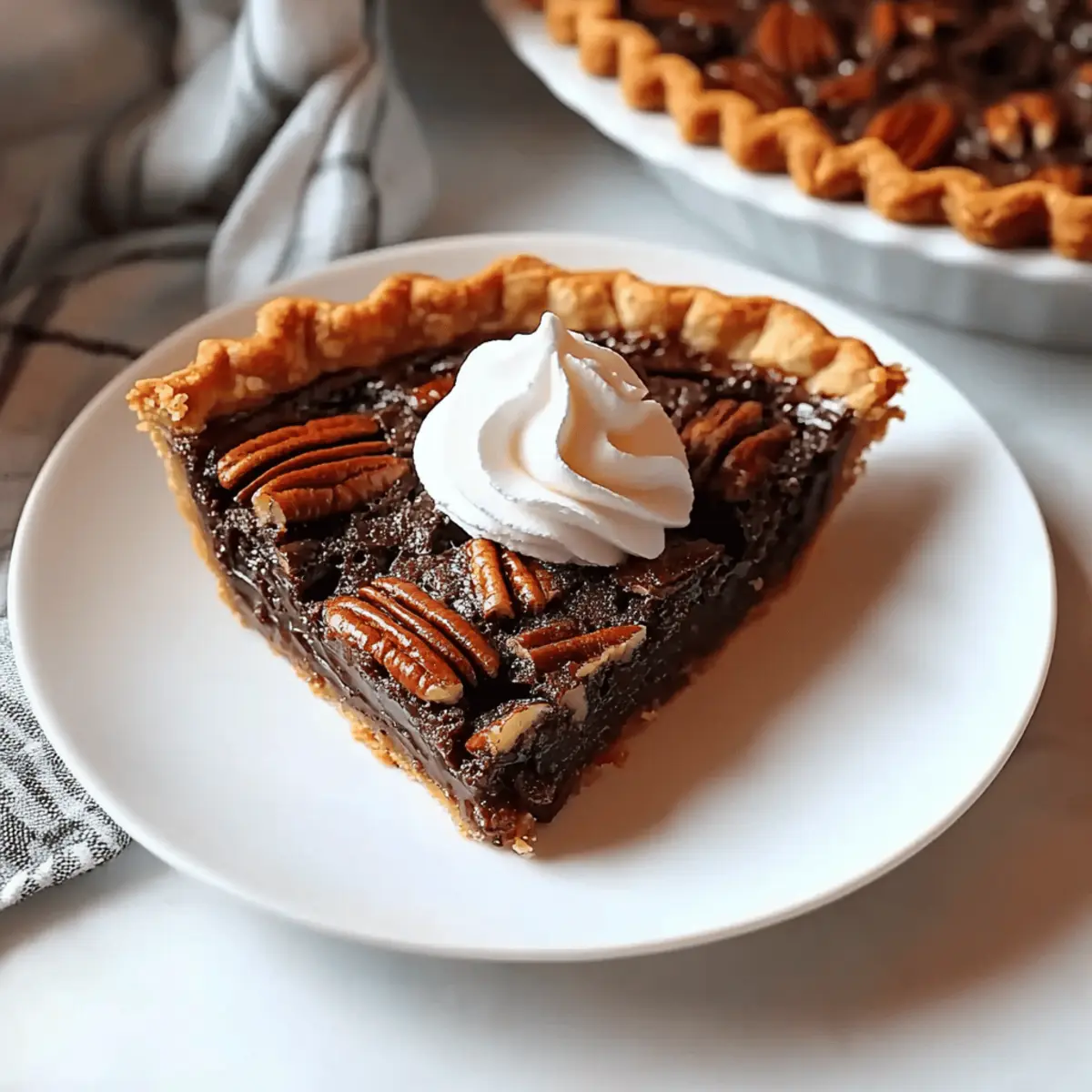Irresistible Classic Fudgy Chocolate Pecan Pie Recipe