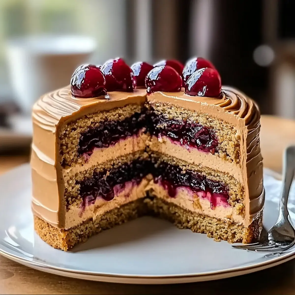 Delicious Peanut Butter & Jelly Cake for Nostalgic Sweet Cravings
