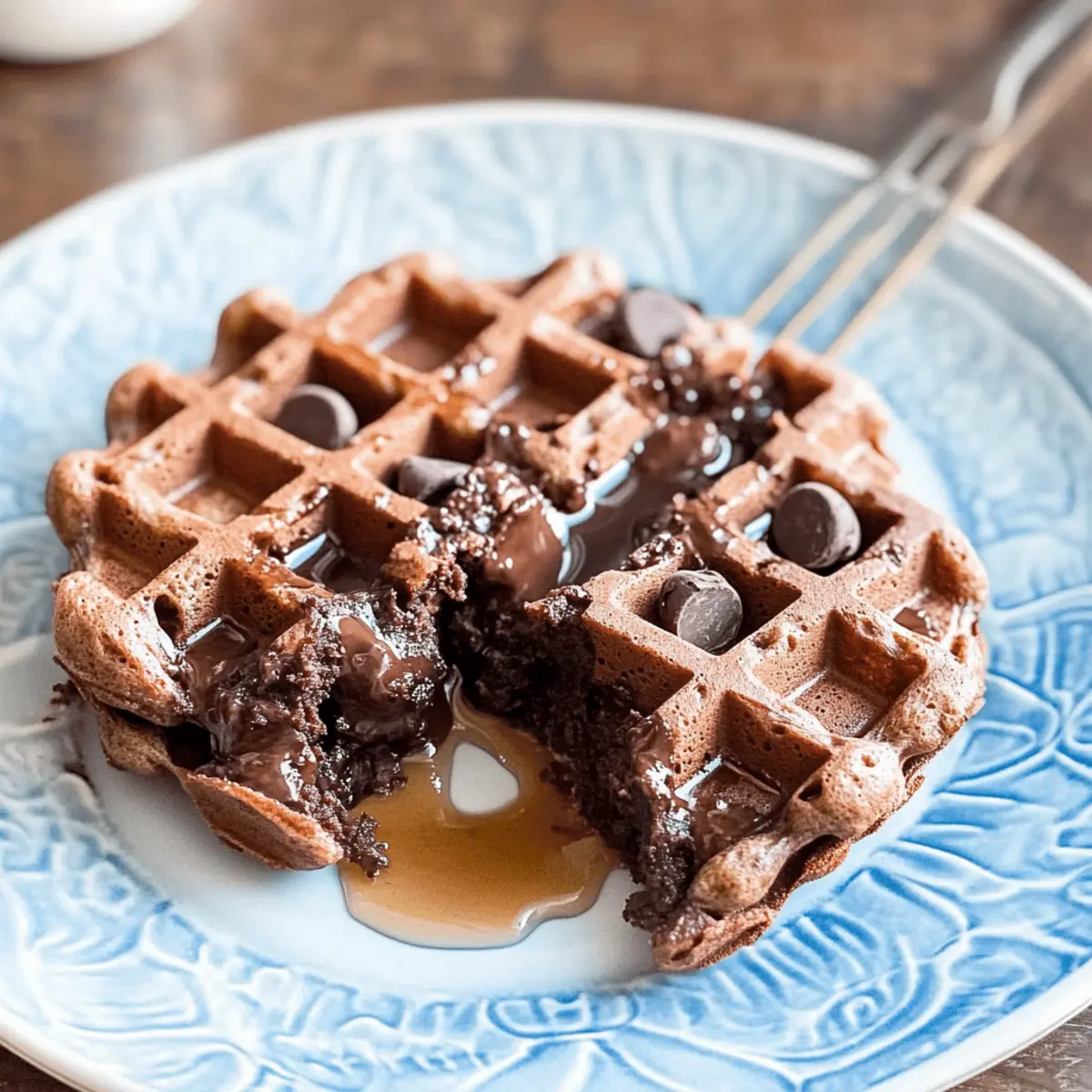 Irresistible Brownie Waffles for Guilt-Free Indulgence