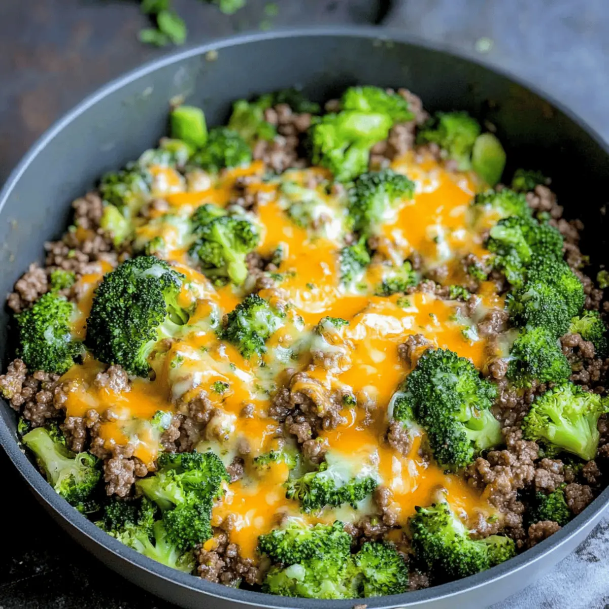 Cheesy Ground Beef and Broccoli: A Quick Keto Comfort Meal