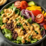 Cheeseburger Salad with Special Sauce