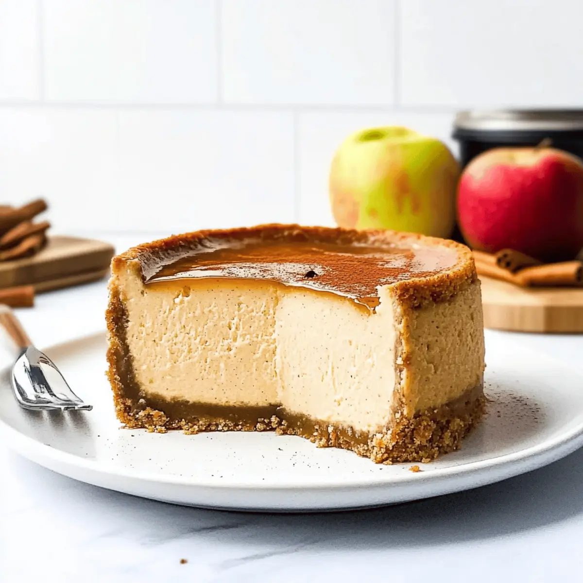 Creamy Apple Cider Cheesecake for Cozy Fall Nights