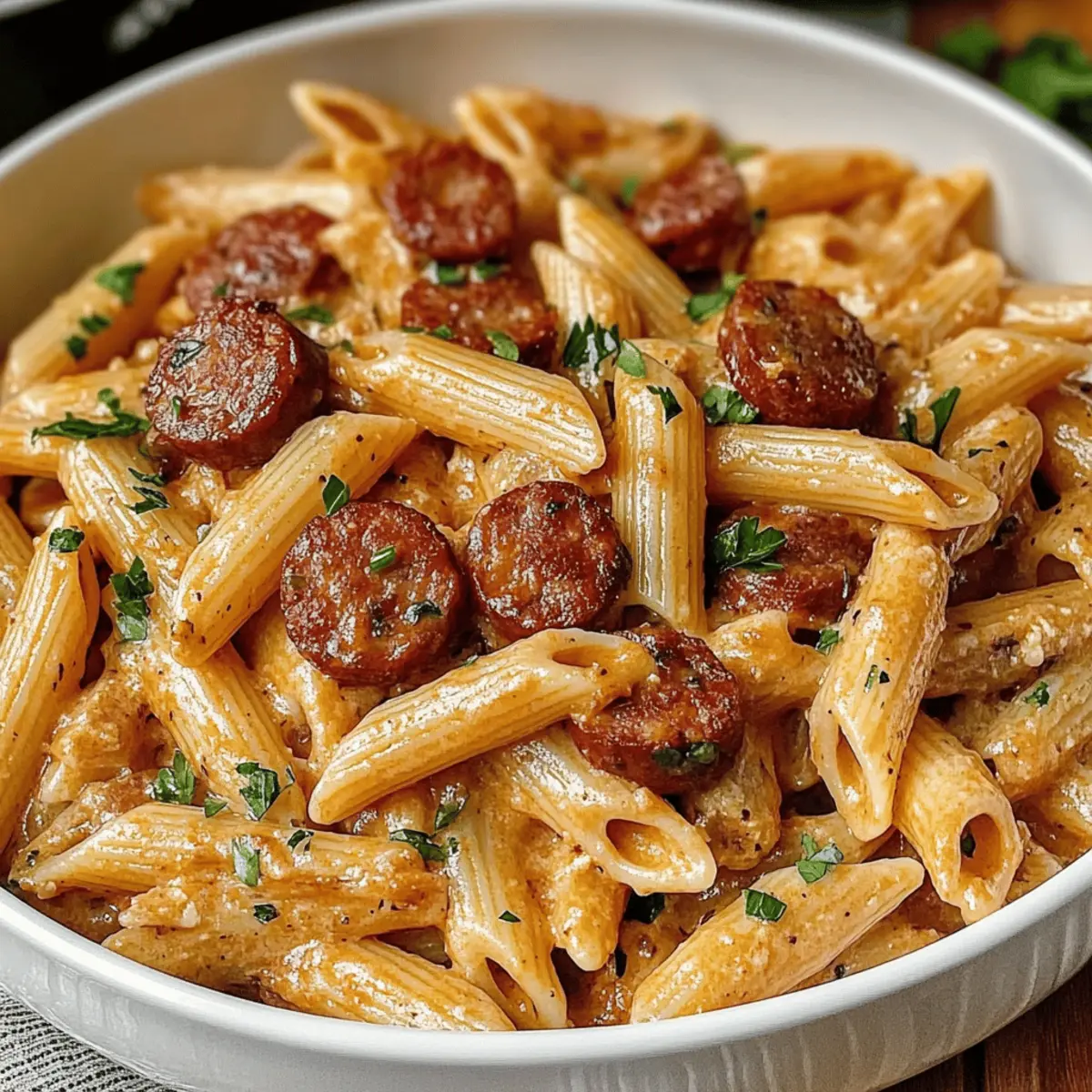 Spicy Cajun Pasta with Sausage for a Cozy Dinner Night