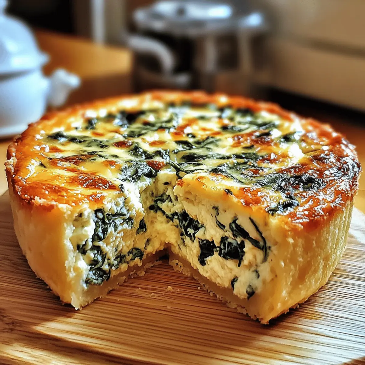 Cottage Cheese and Spinach Crustless Quiche for Effortless Brunch