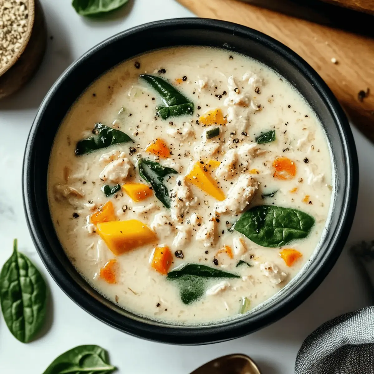 Creamy Italian Ground Chicken Soup for a Cozy Dinner