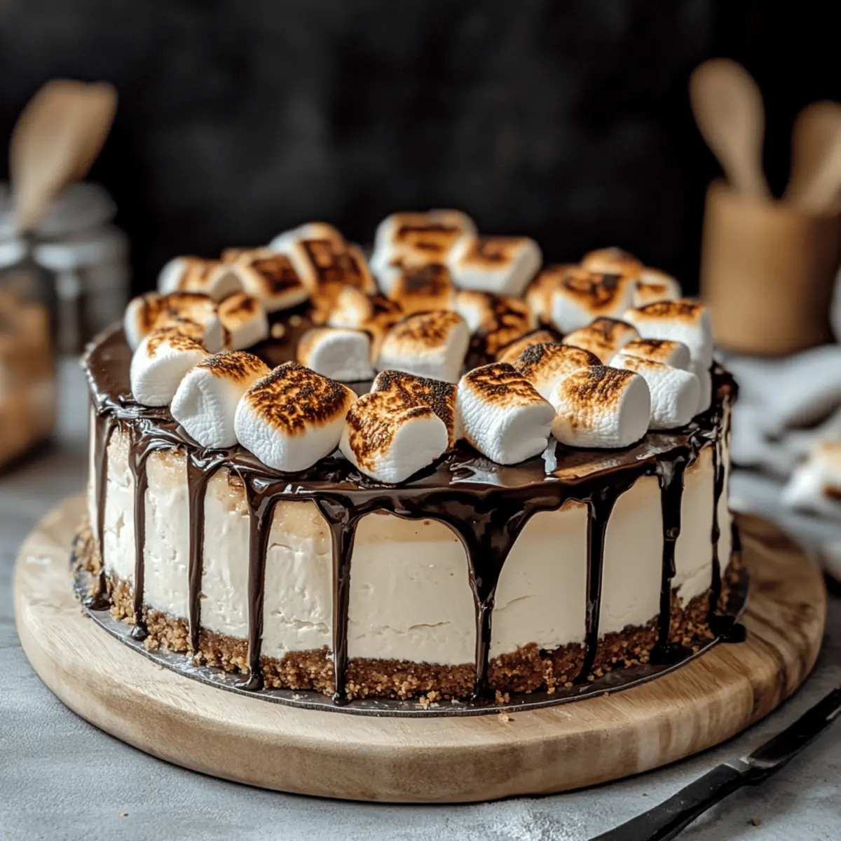 Decadent S’mores Cheesecake that Takes You Back to Summer