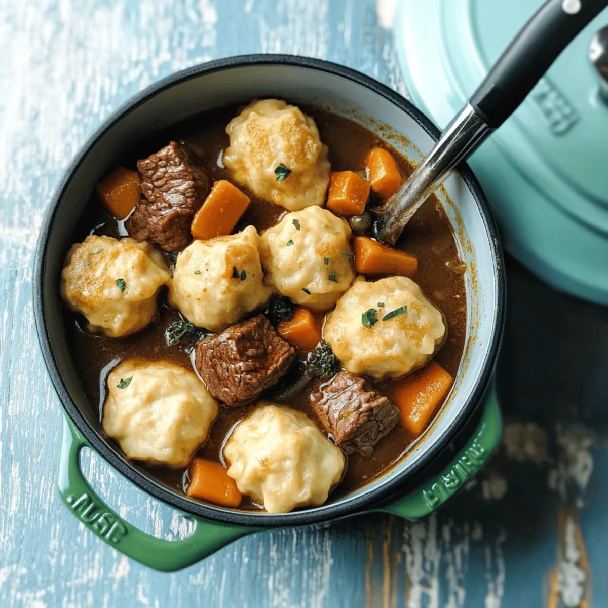 Hearty Beef Stew and Dumplings That Warm Your Soul