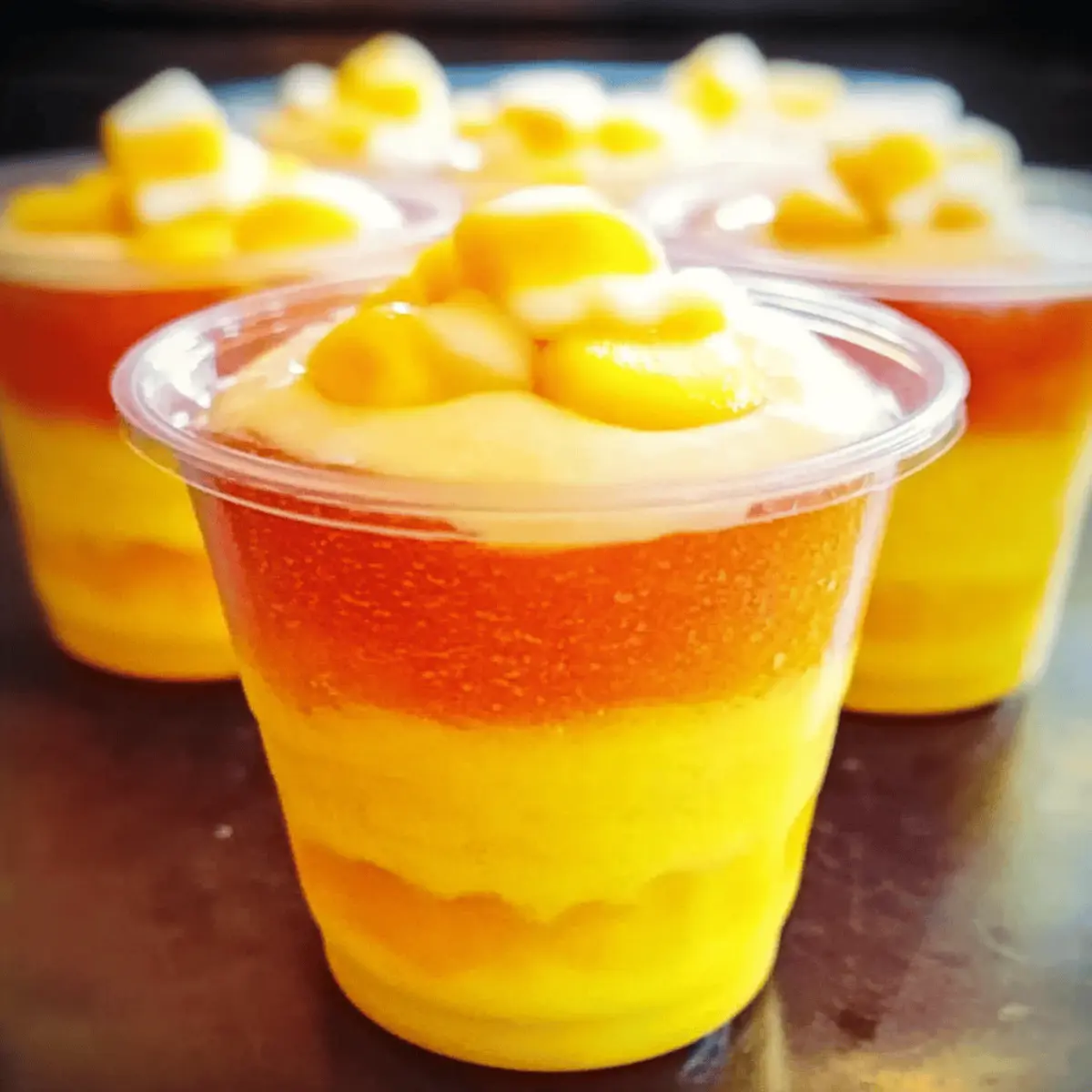 Candy Corn Smoothie Cups: A Healthy Halloween Delight