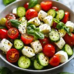Cucumber Caprese Salad