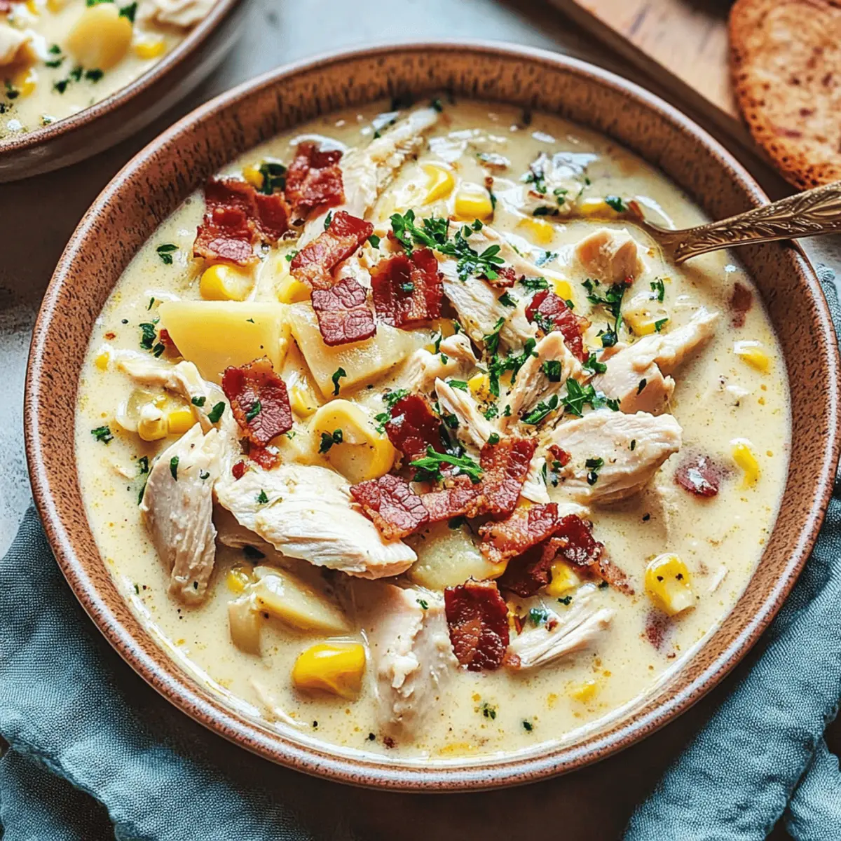 Cozy Up with Slow Cooker Chicken Corn Chowder Bliss