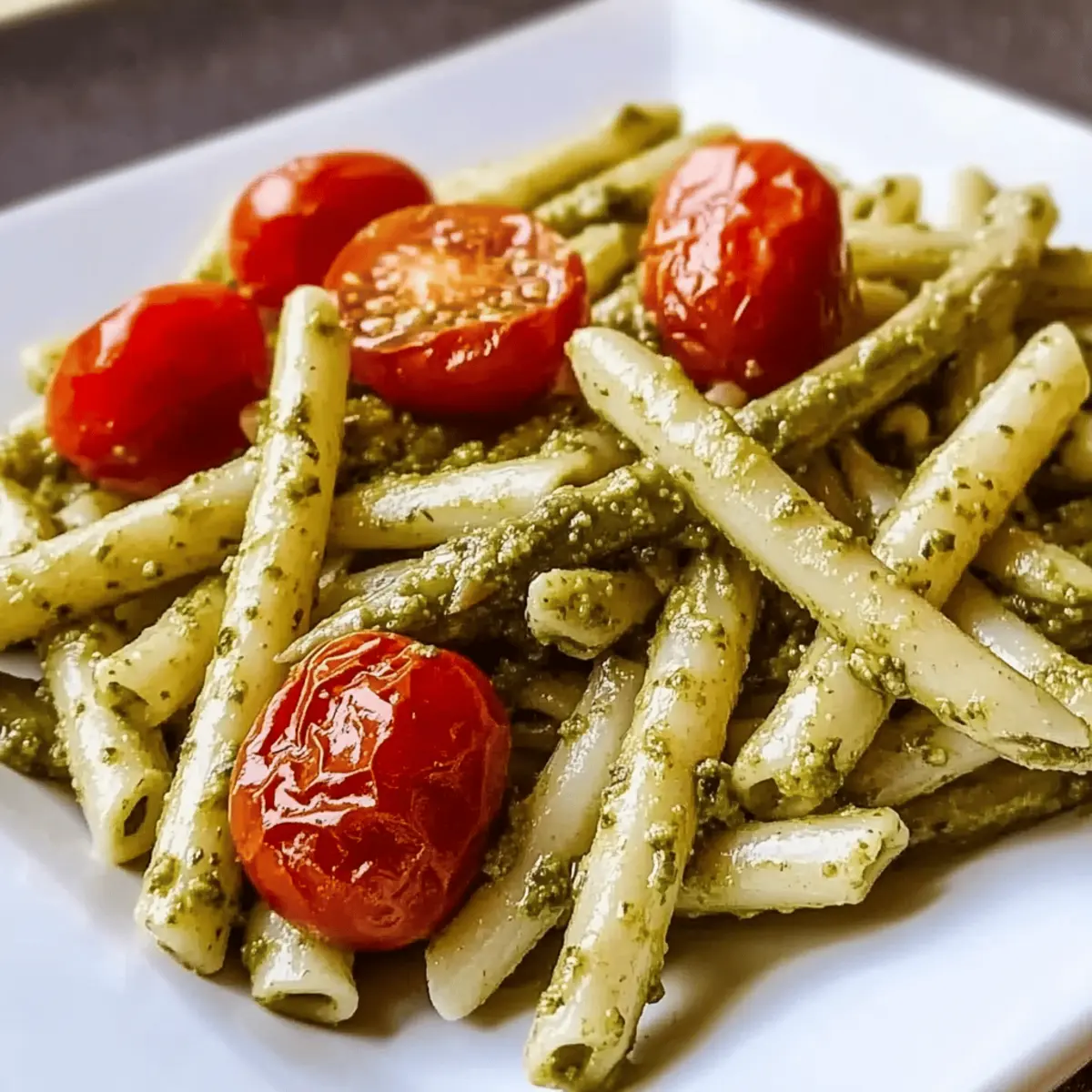 Asparagus Pesto Pasta with Roasted Tomatoes: A Fresh Twist