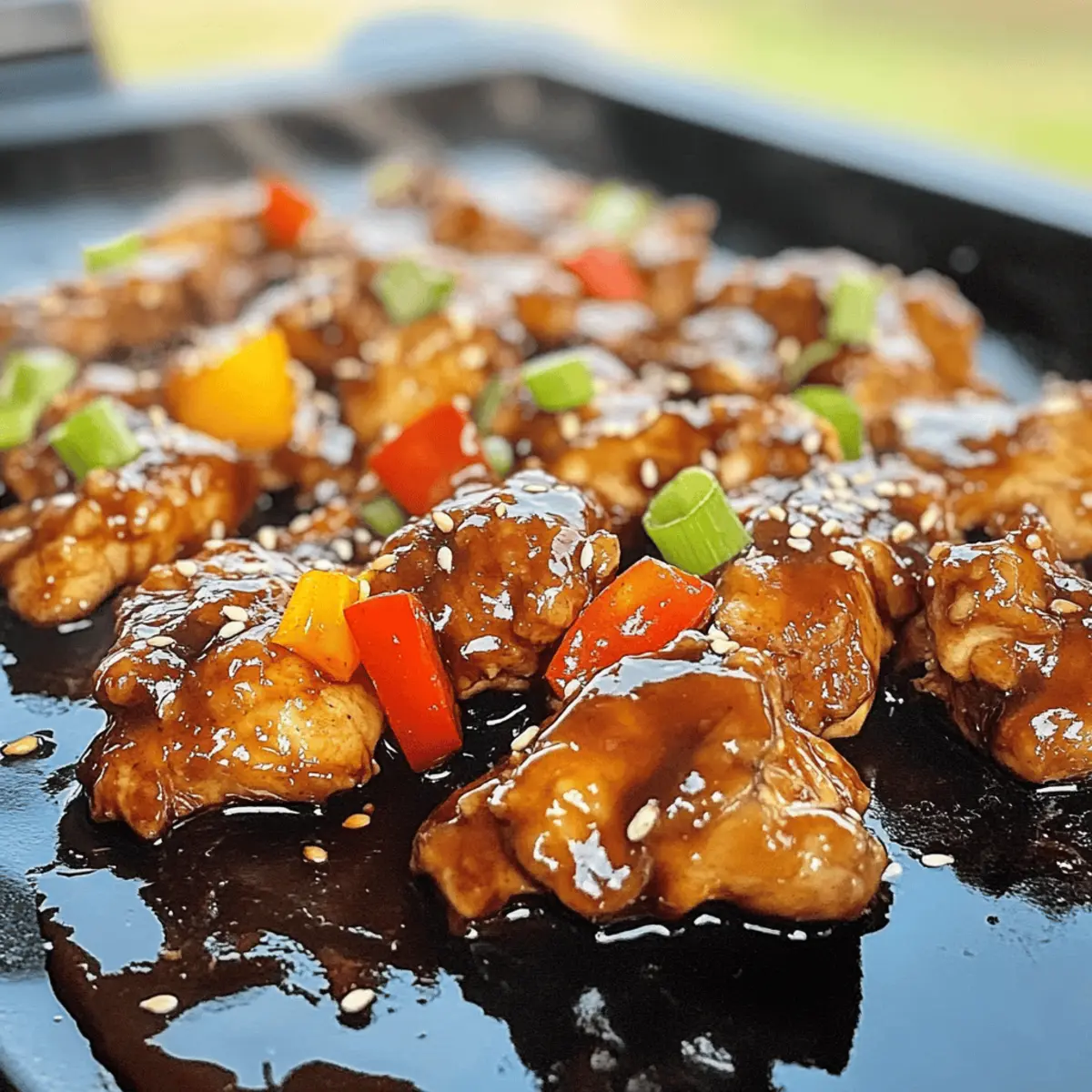 Blackstone Bourbon Chicken On The Griddle gwhbli
