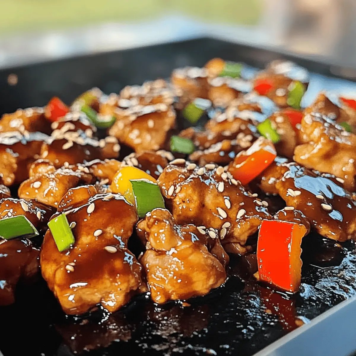 Blackstone Bourbon Chicken On The Griddle kkjikp
