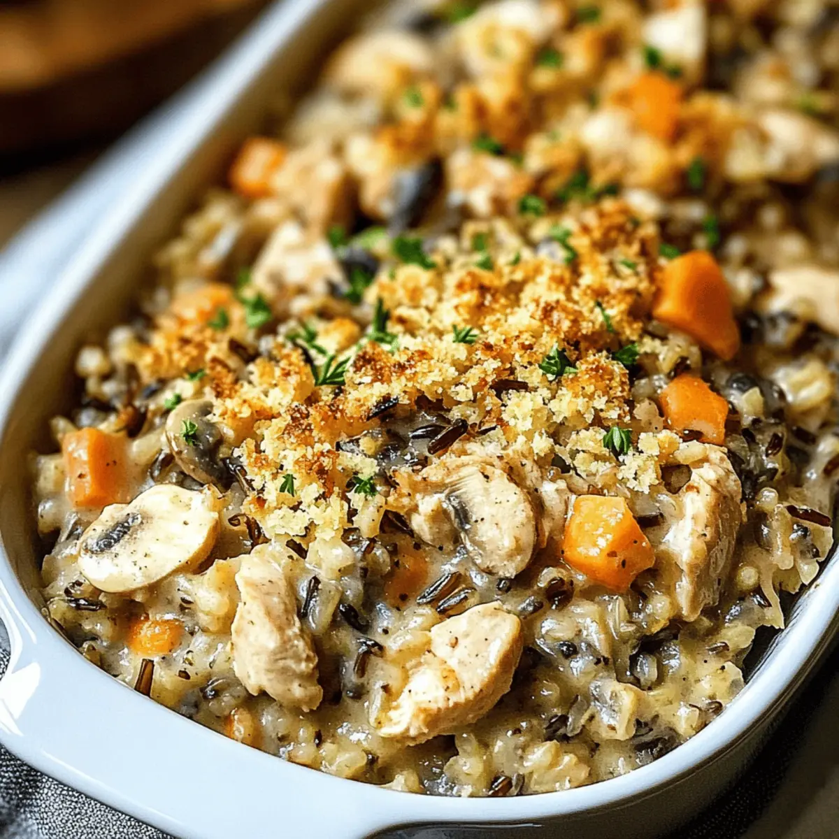 Cozy Chicken Wild Rice Casserole for Family Comfort Nights