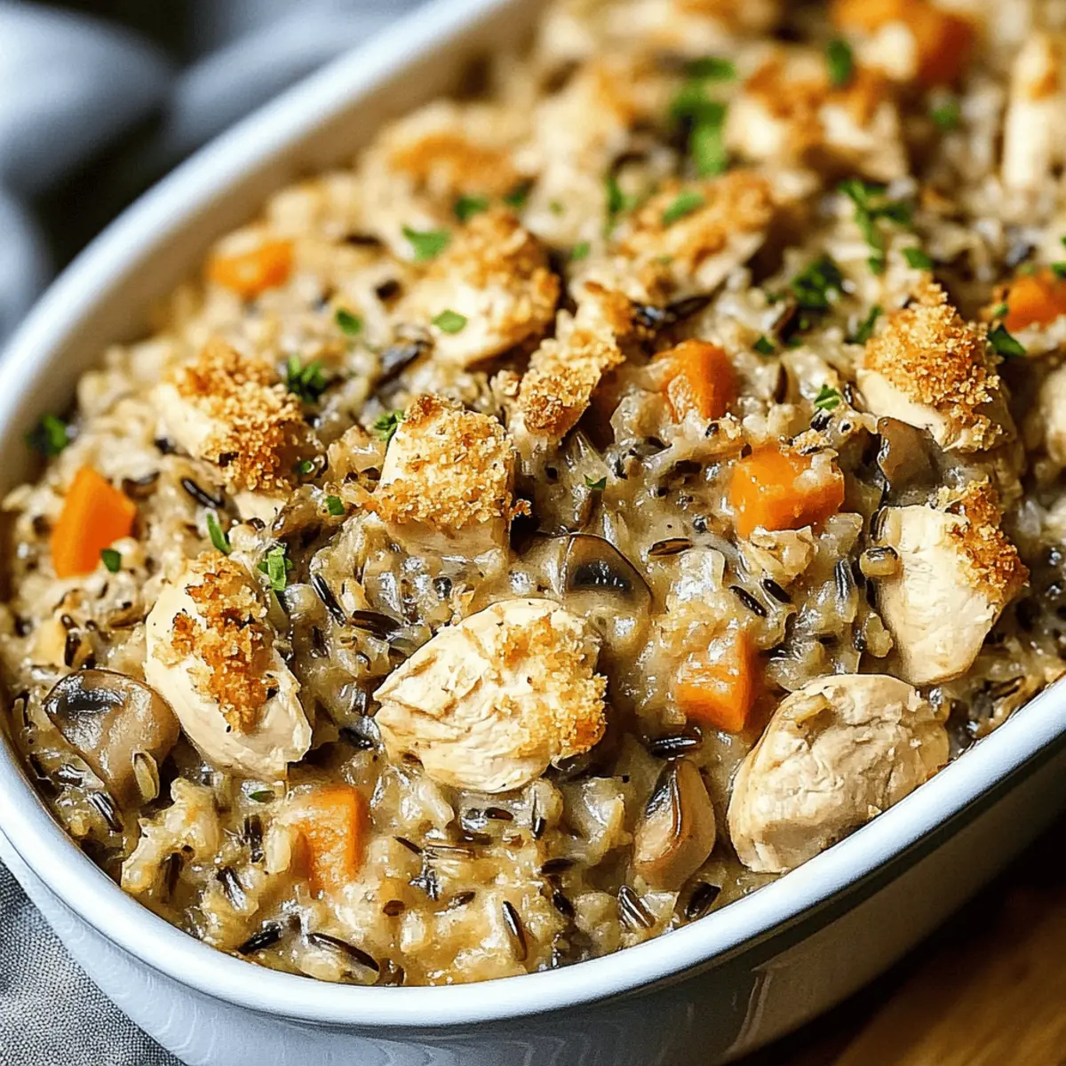 Chicken Wild Rice Casserole muwd32