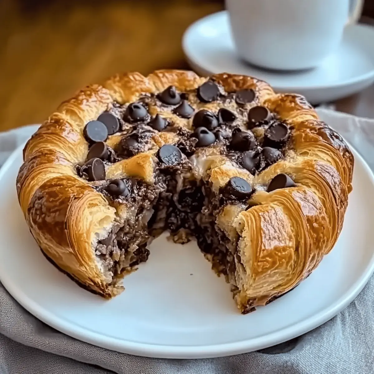Chocolate Croissant Breakfast Bake spqu9p