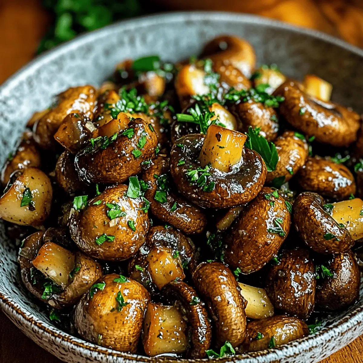 Savory Cowboy Mushrooms in Garlic Butter Delight