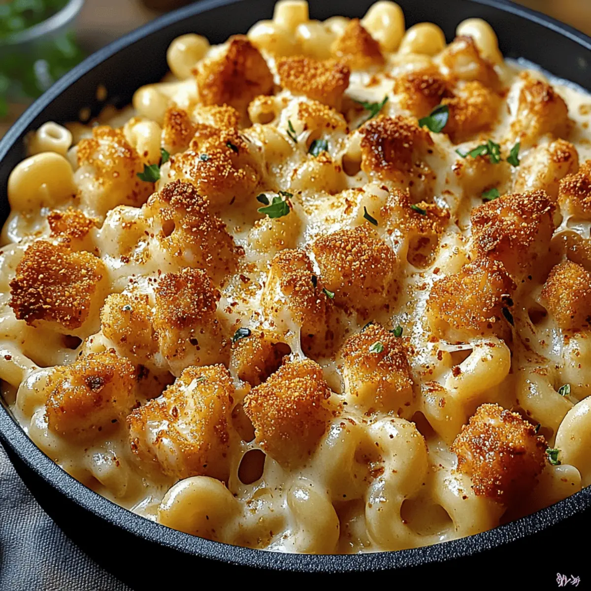 Creamy Honey Pepper Chicken Mac and Cheese nqflwc