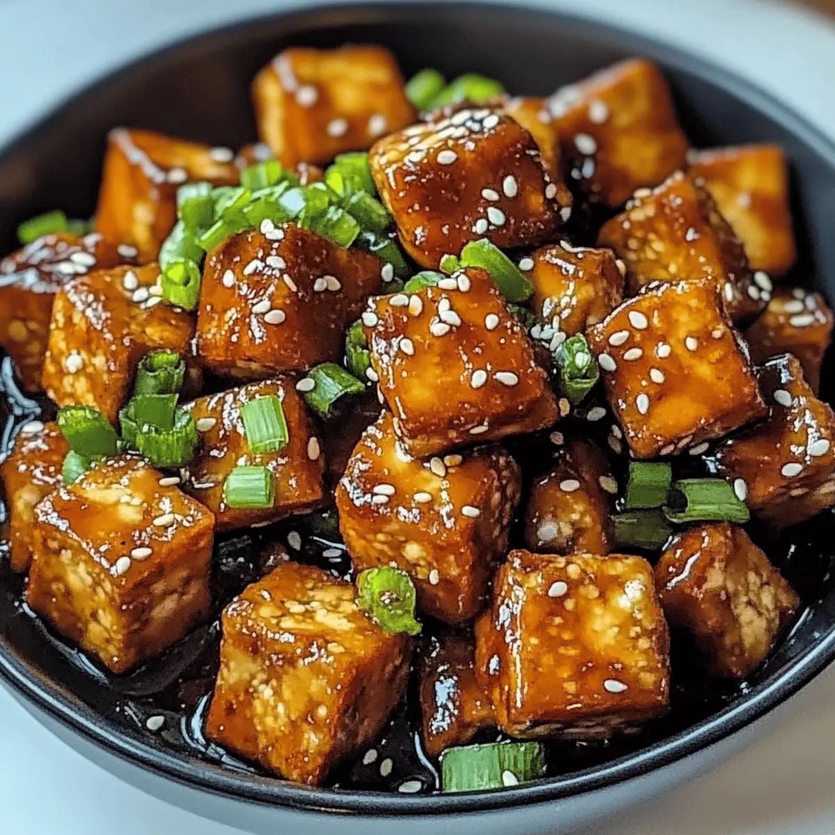Crispy Honey Garlic Tofu bodtkr