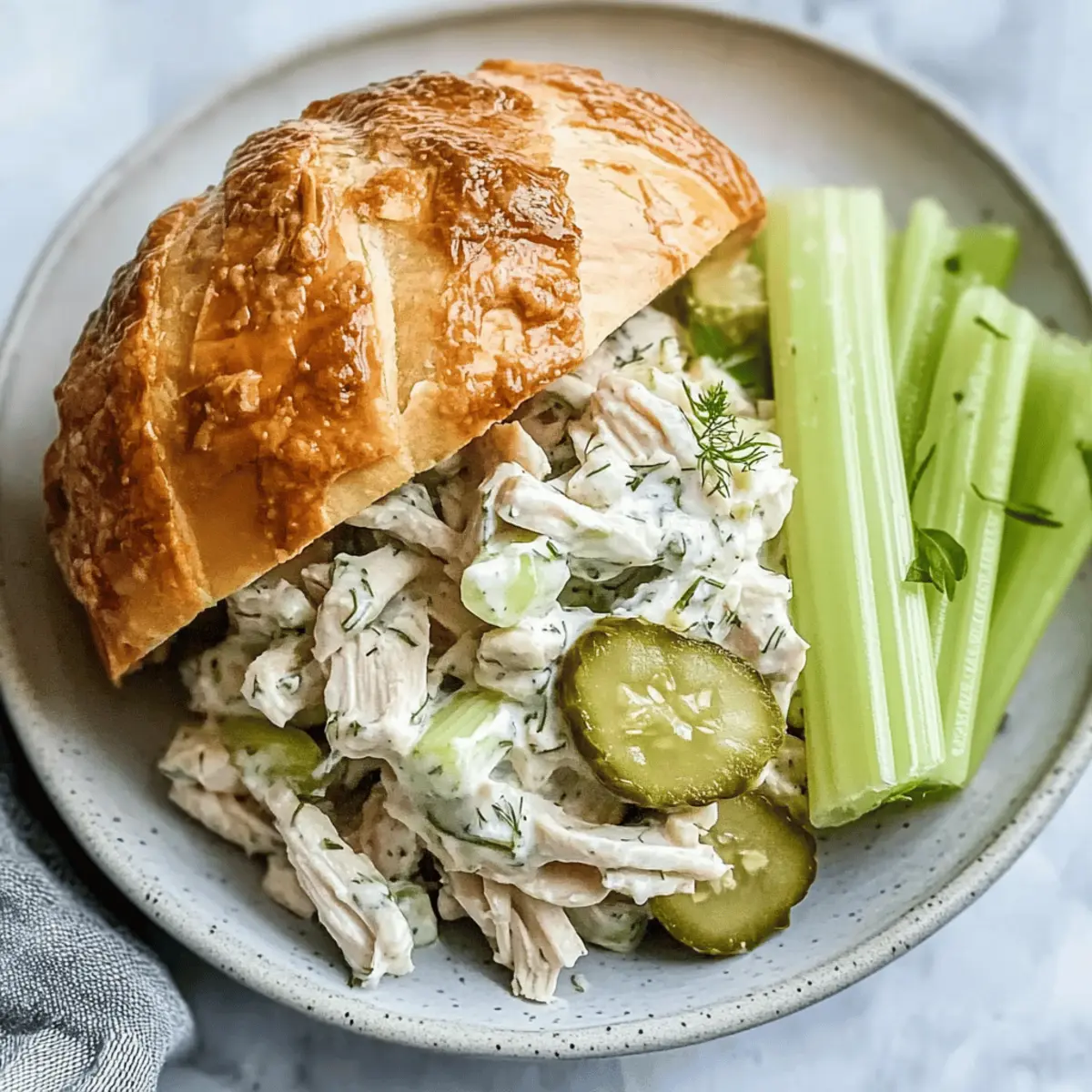 Dill Pickle Chicken Salad pwbflc