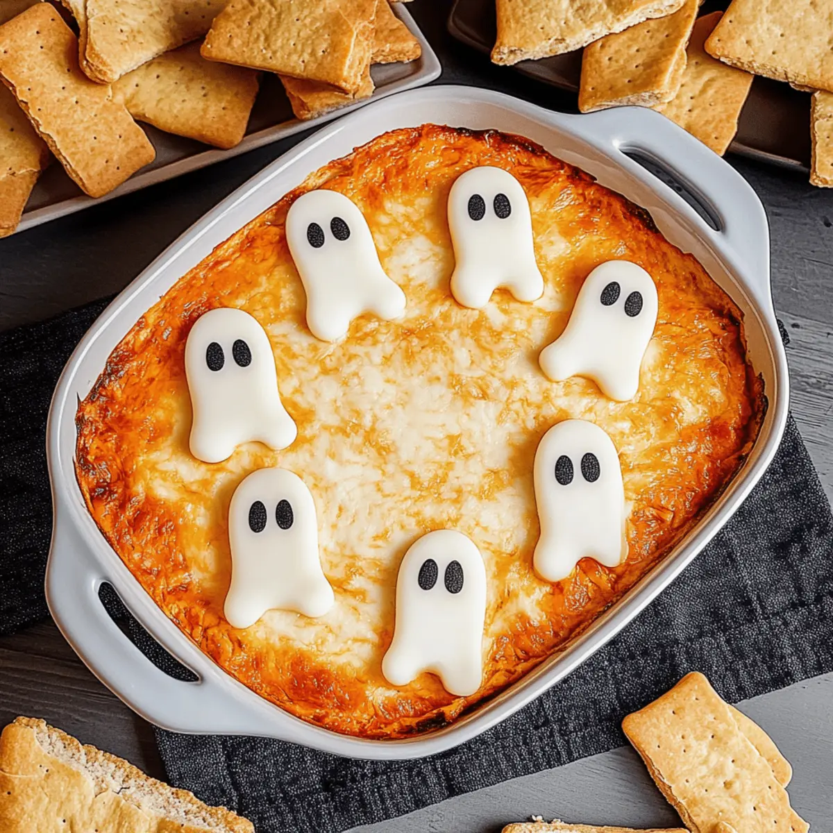 Creamy Halloween Buffalo Chicken Dip That’ll Haunt Your Party