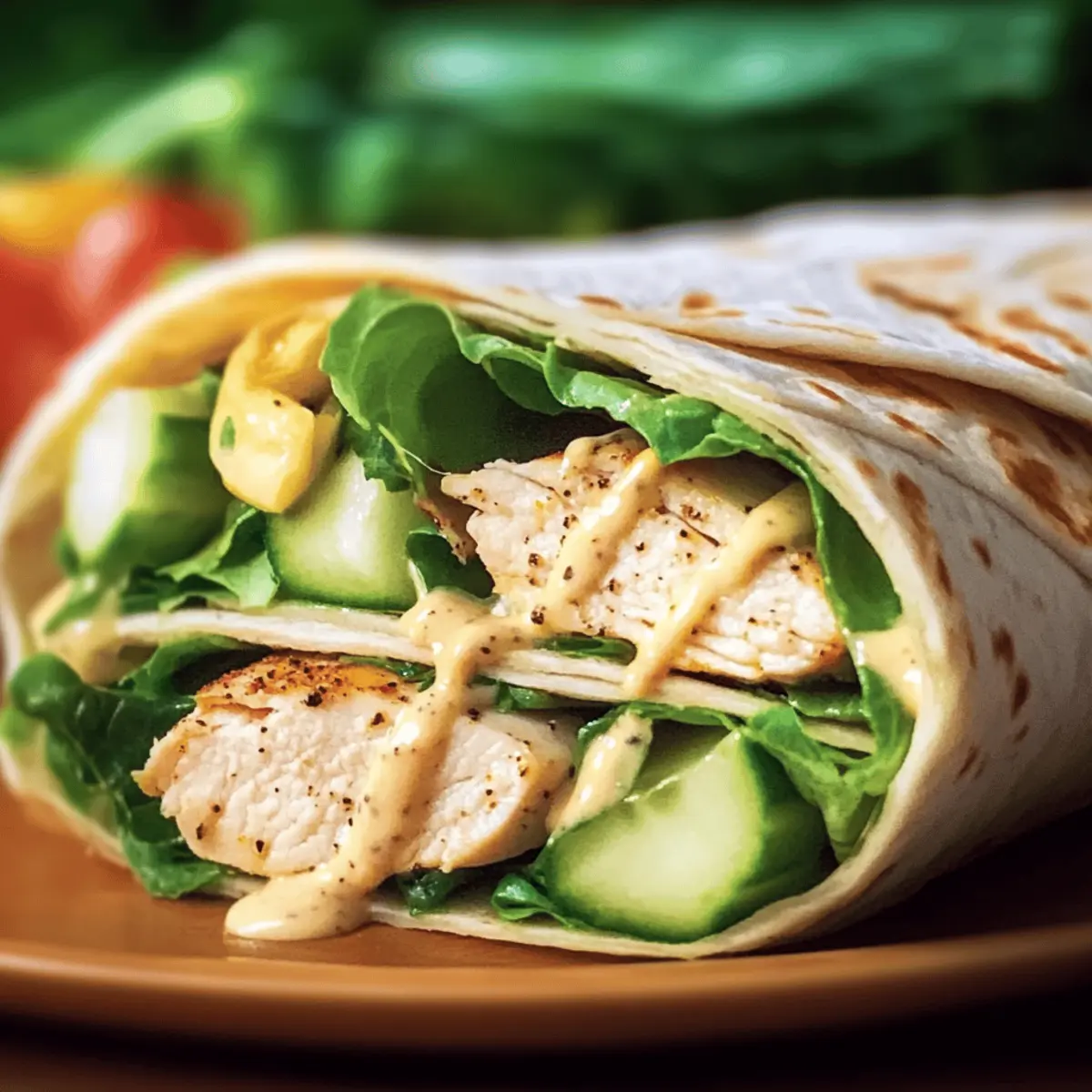 Zesty Lemon Pepper Chicken Wraps with Creamy Lemon Pepper Sauce