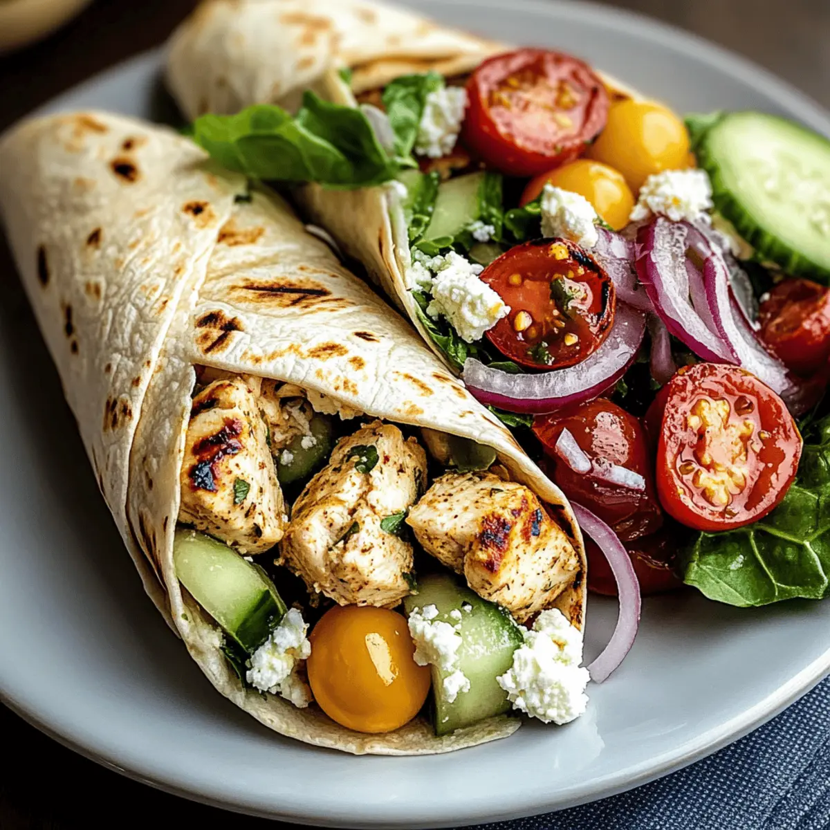 Mediterranean Chicken Wraps: Fresh, Flavorful, and Fun to Make