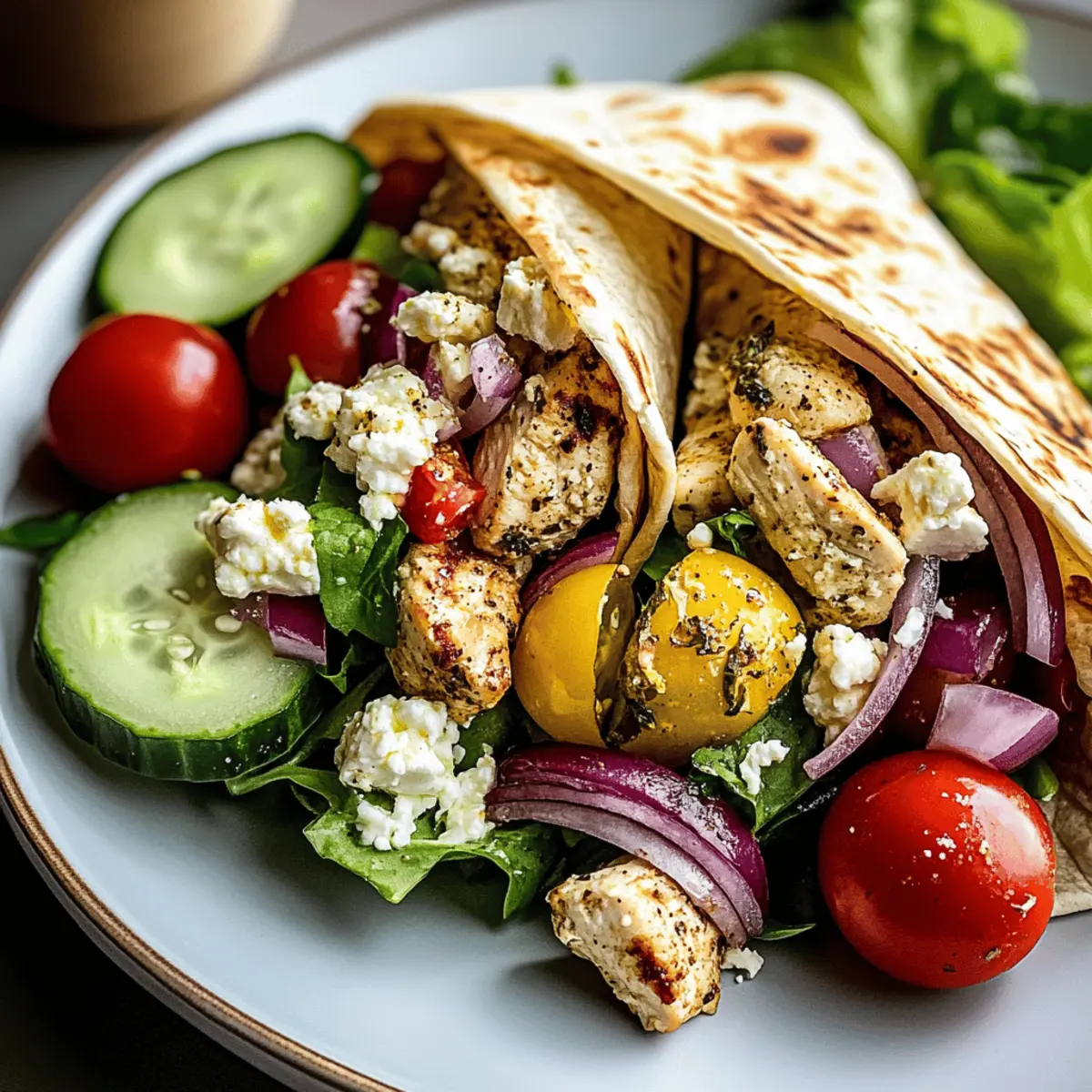 Mediterranean Chicken Wraps pdrjsp