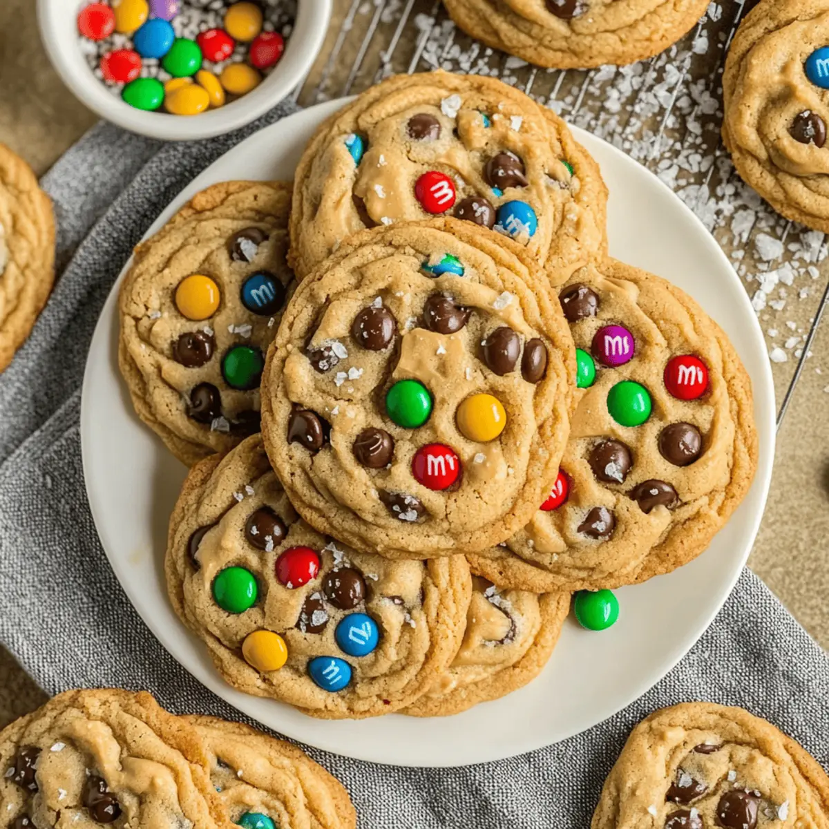 Peanut Butter M M Cookies h3ptkv