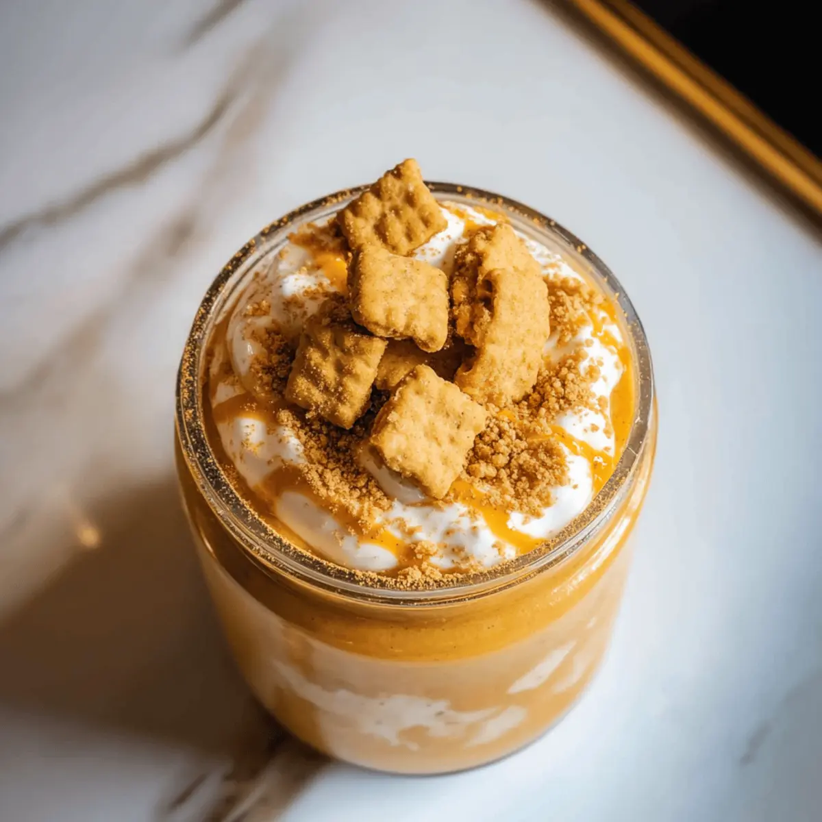 Pumpkin Cheesecake Overnight Oats hmnqkv
