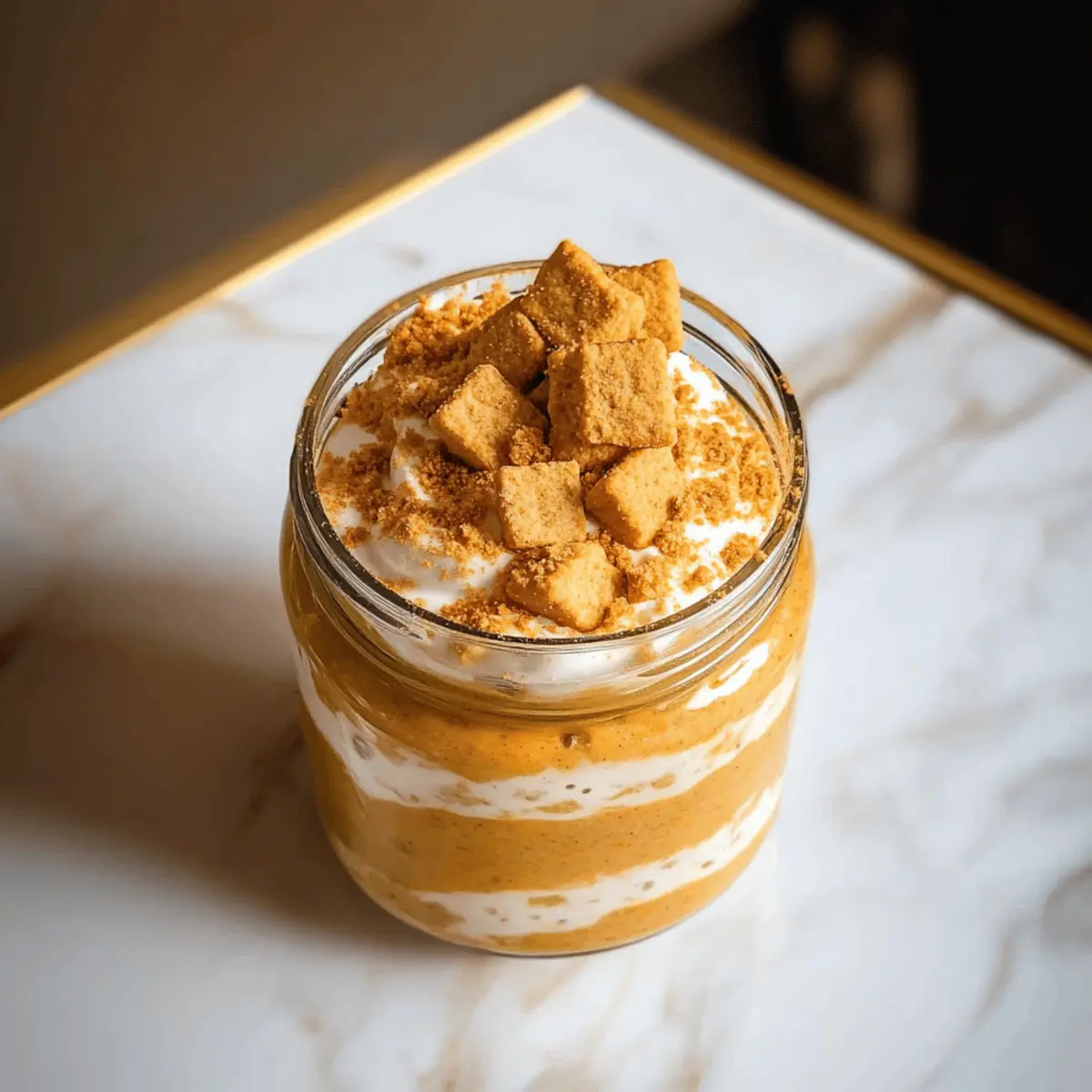 Pumpkin Cheesecake Overnight Oats otdl5w