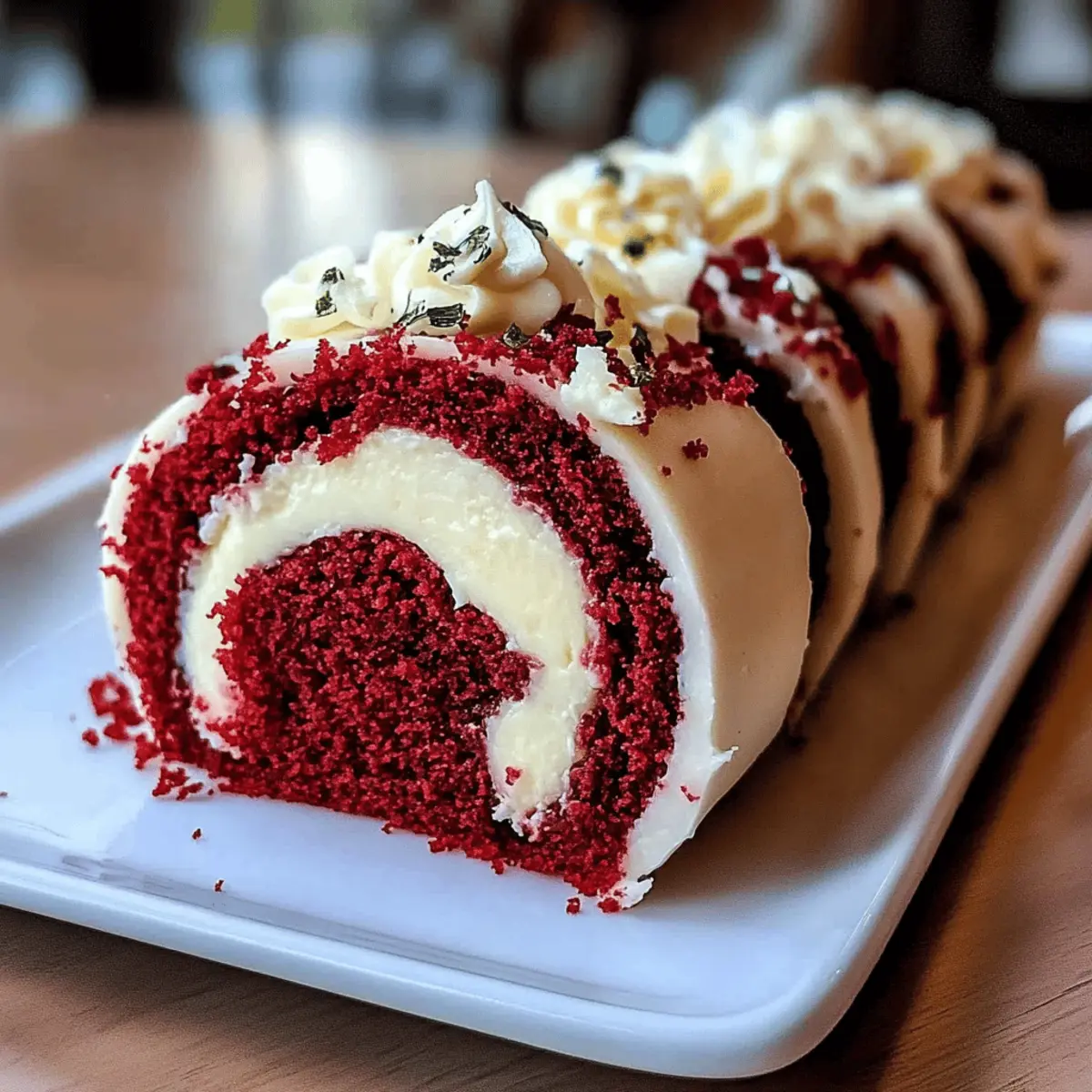Red Velvet Cheesecake Sushi Roll Dessert That’s Simply Irresistible