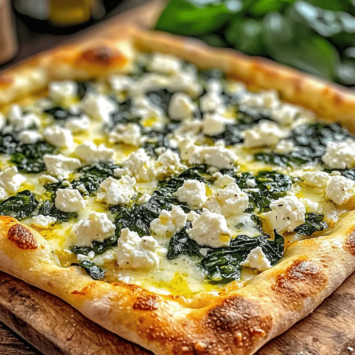 Roasted Garlic Spinach White Pizza e5sgbp