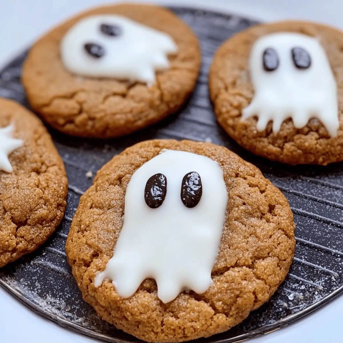 Spooky Ghost Brown Butter Pumpkin Cookies jbyqcb