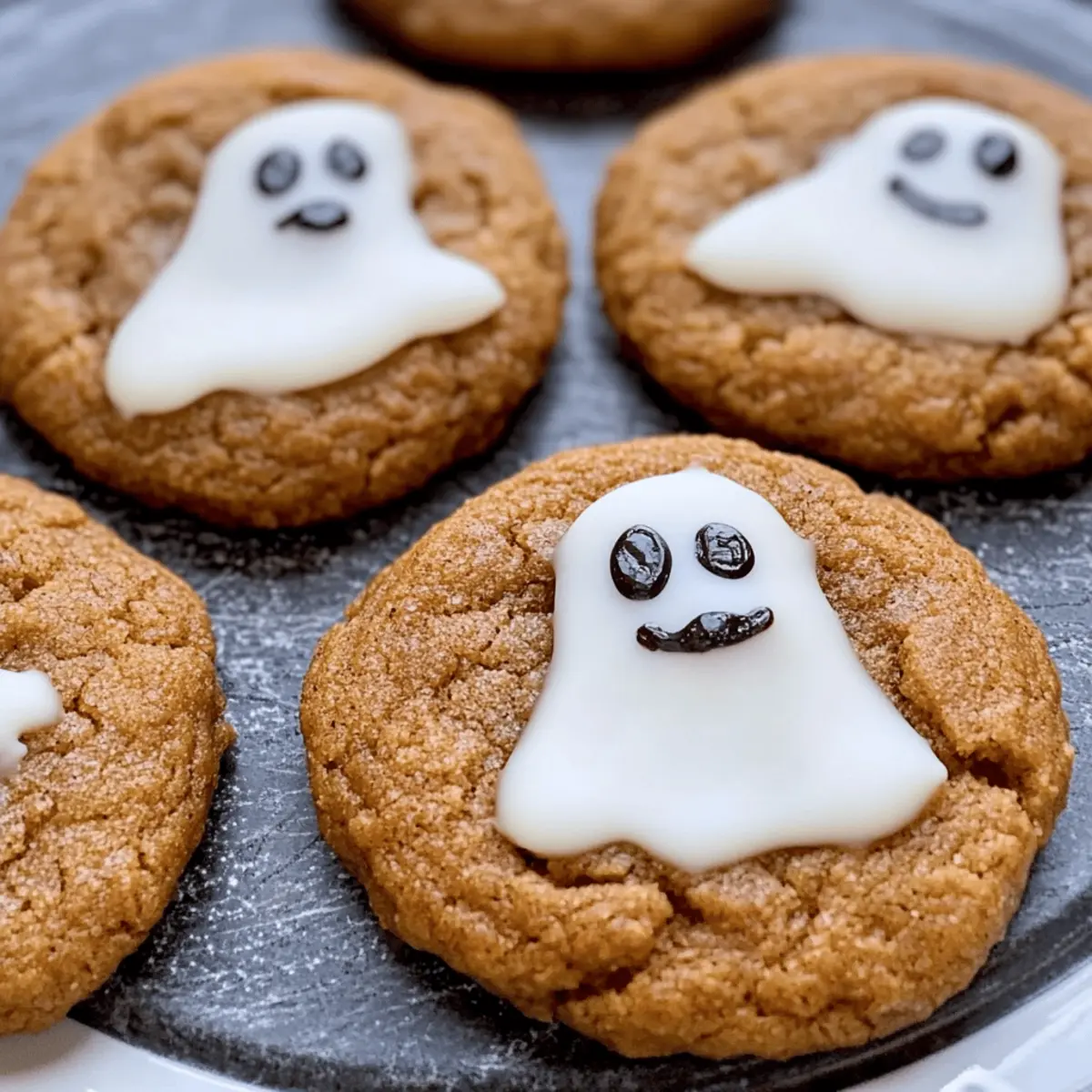 Spooky Ghost Brown Butter Pumpkin Cookies k3tpyi