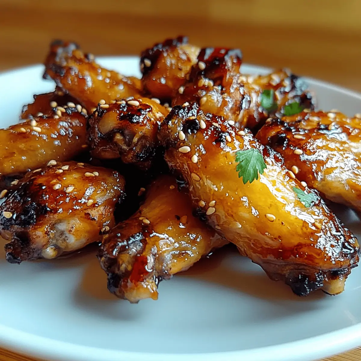 Sticky Pineapple Teriyaki Chicken Wings sgejwl